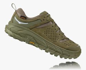 Hoka One One Men's Tor Ultra Low Wp Jp Trail Shoes Green Sale [EGWHA-7925]